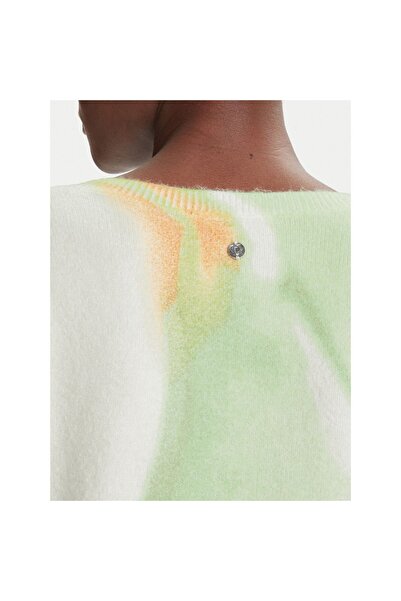 Desigual Pulover de damă 25WWJF13 Verde