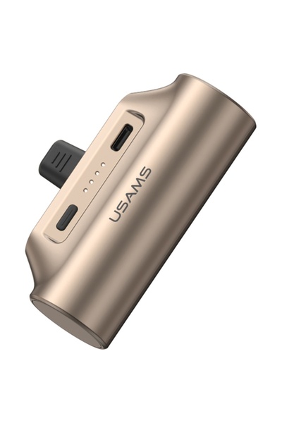 Usams PB79 Mini Tail Plug 3000mAh Power Bank USB-C, Bej