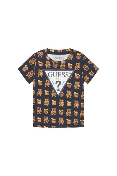 Guess Αγορίστικο T-Shirt H1YT00K6YW1 Μπεζ