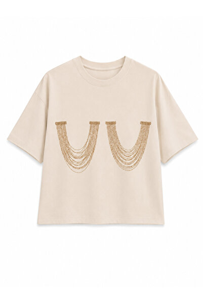 Classy Store Oversized Cotton t-shirt with Printed