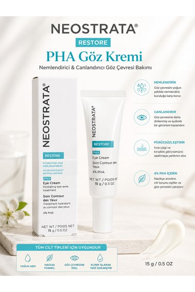 NeoStrata Restore PHA Göz Çevresi Kremi Yoğun Nemlendirici ve Canlandırıcı Ba...