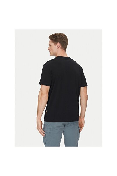 Napapijri Tricou bărbătesc NP0A4INM9411 Negru