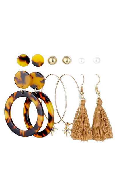 VeeShop Σετ 6 ζευγαριών σκουλαρικιών (κορυφής και βάσης), κρίκοι, σκουλαρίκια...