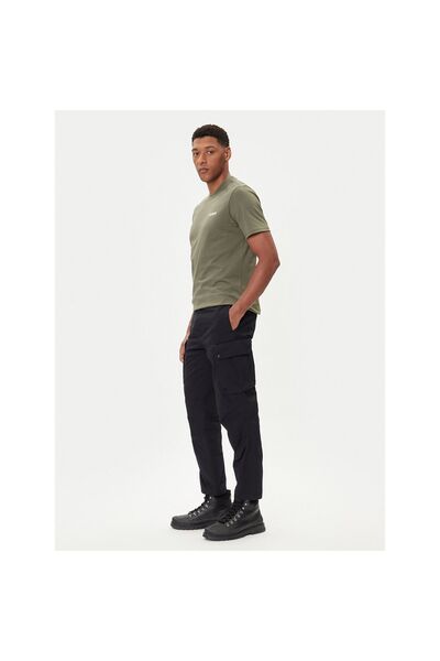 Napapijri Pantaloni bărbați din material textil NP0A88SW9411 Negru