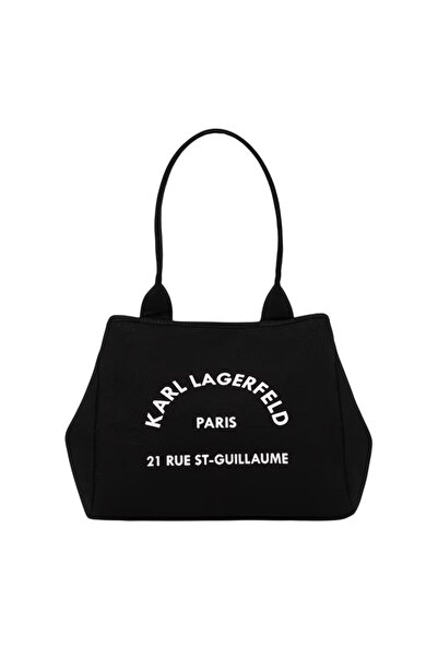 Karl Lagerfeld Γυναικεία Trapeze Tote Τσάντα Μαύρη B1W50010-999 Black