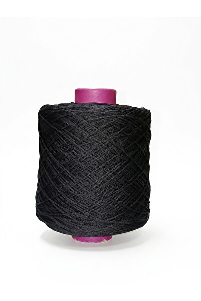 Bevella Macrame Cord Premium İnce Cotton Zincir Makrome İpi Siyah 1 Kg - 2 mm...