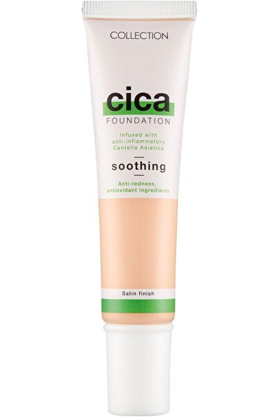 COLLECTİON Hydrating Medium Coverage Cica Foundation Infused with Anti-Rednes...
