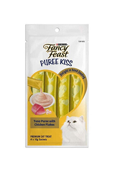 Purina Fancy Feast Puree Kiss Tuna with Chicken Flakes 40G