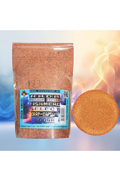 Aqua Nada FISHMEAL SELECT Method Feeder Carp Strawberry 500GR