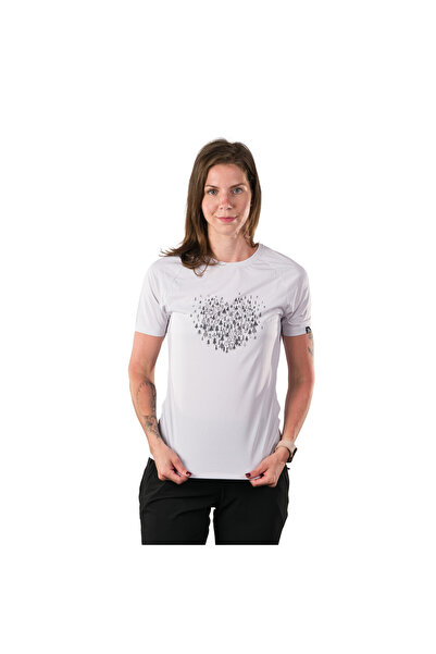 NORTHFINDER Tricou femei uscare rapidă, respirabil și ușor INES, Alb
