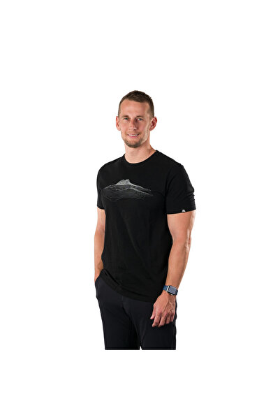 NORTHFINDER Tricou de drumeție pentru bărbați din organic cotton - JACINT, Gri