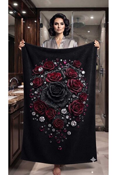 Elmas Dizayn Custom Design Brand Bath Beach Sports Towel Luxury Premium Organ...