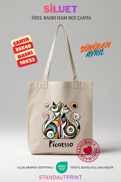 SİLUET Raw Cloth Bag