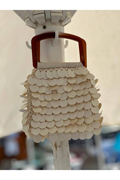 ARTTMACRAME Women's Sequined Hand-Knitted Bag – Stylish for Daily Use, Handma...
