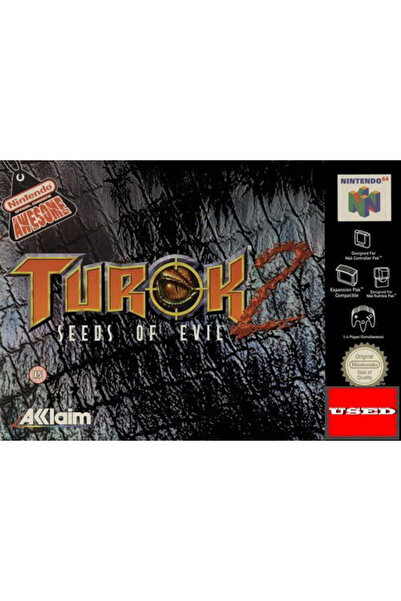 Nintendo Turok 2: Seeds of Evil 64 N64 Παιχνίδι (Μεταχειρισμένο)