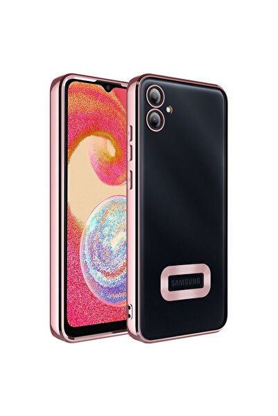 zore Galaxy A04E Case Camera Lens Protected Slim Lightweight with Logo Displa...