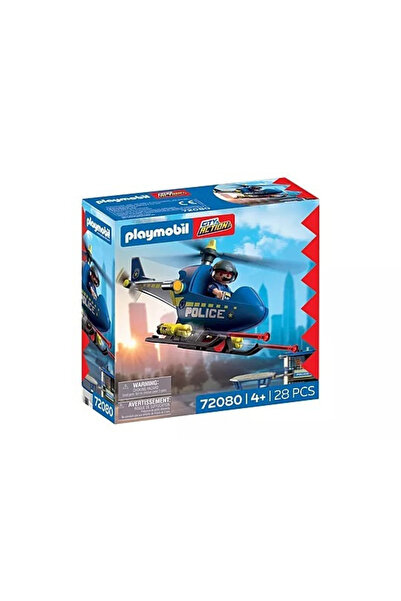 Playmobil Ελικόπτερο Αστυνομίας Δράσης στην Πόλη (72080)