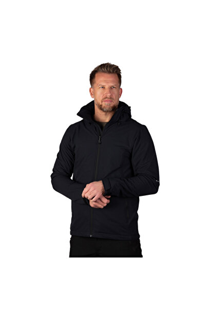NORTHFINDER BU-5442OR men's trekking softshell jacket BARTOLOME, Negru