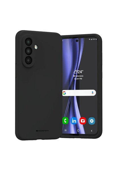 Mercury Goospery Θήκη Σιλικόνης Mercury για Samsung Galaxy A36 5G, Μαύρο