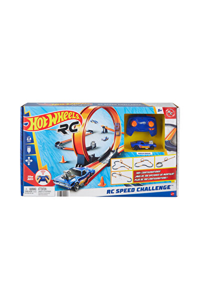 HOT WHEELS SET MARE DE PISTE PENTRU MAȘINI RC + MAȘINĂ RC CU TELECOMANDĂ