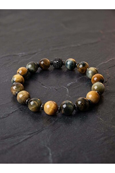 OSMANLI DEĞERLİ TAŞ Tiger's Eye (Natural Multi-Tone) - Hematite - Natural Sto...