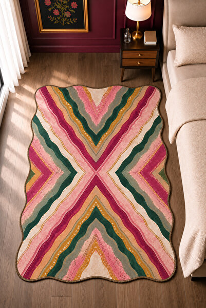 Rugs Modern Halı SDT Karışık Desenli Modern Dokuma Taban Dekoratif Halı sdtam...
