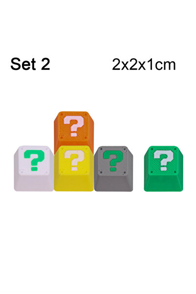 Choice Set 2 Cartoon Question Mark Cheese Personalized Design Direction Keys ...