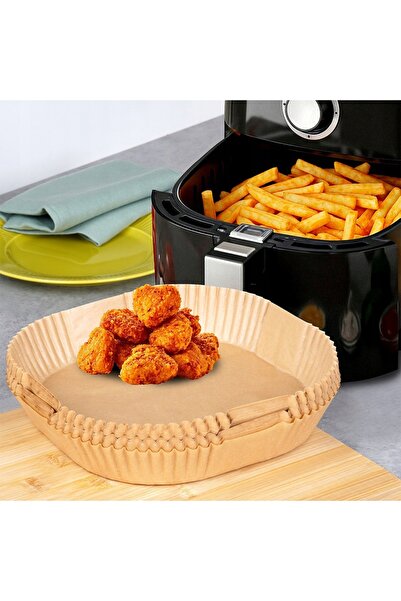 Vilde 200x Hârtii de copt pentru friteuza cu aer cald, 23cm