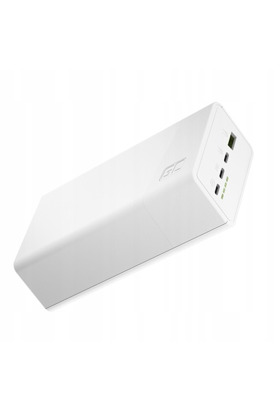 NO BRAND Powerbank Green Cell 30000 mAh Alb