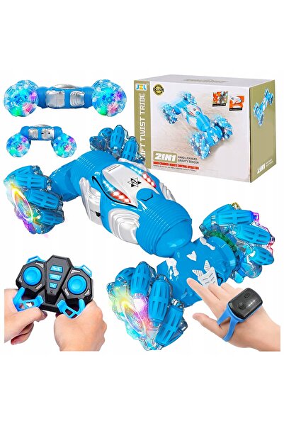 Stator Mașină cu telecomandă RC, control prin gesturi, lumini LED, 4x4