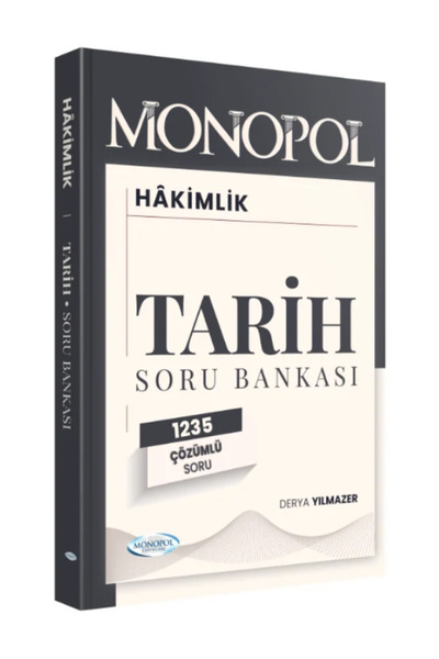 Monopol Yayınları Hakimlik Tarih Soru Bankası