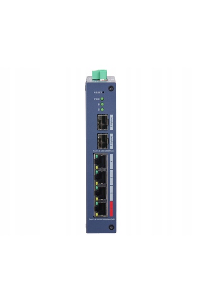 NO BRAND Switch industrial gestionabil PoE Chs4206-4Gt-90 Dahua cu 4 porturi SFP