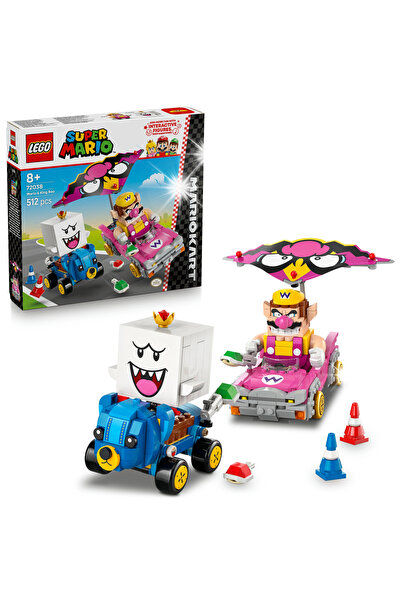 LegoPazar Lego Super Mario 72038 Mario Kart Set de construcție - Wario și Kin...