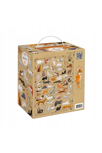 NO BRAND CzuCzu Puzzlove Puzzle Familia de Pisici 1000 piese 93235