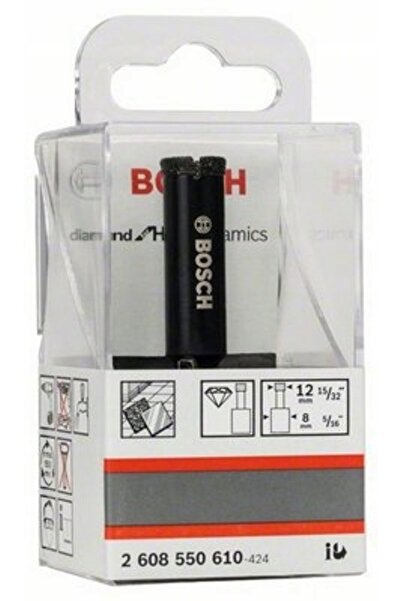 Bosch Burghiu diamantat pentru plăci ceramice 12mm, diamant pentru ceramică d...