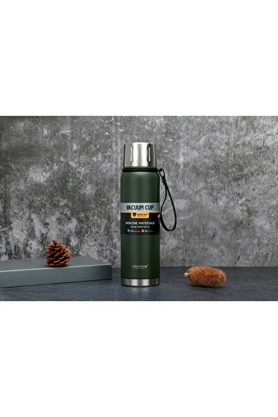 NO BRAND Termos turistic 750ml oțel 316 cană premium capac automat
