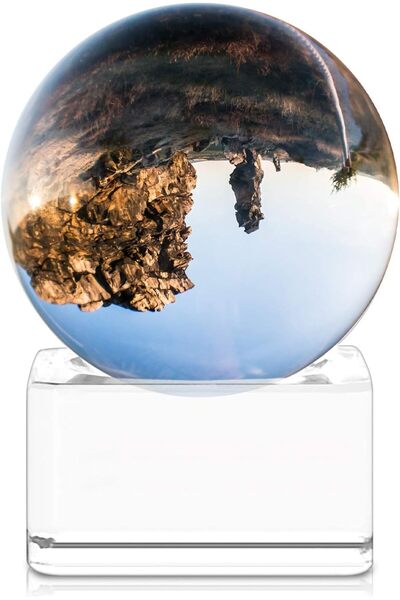NO BRAND Prismă fotografică din sticlă, sferă de cristal pentru fotografiere,...