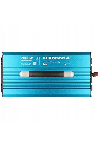 NO BRAND Convertor de tensiune Inv/24/2000/Ps/S/B Bluetooth Europower