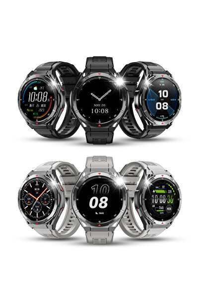 NO BRAND Smartwatch JG Smart JGR X2 GPS Ceas Sport Meniu Polonez argintiu