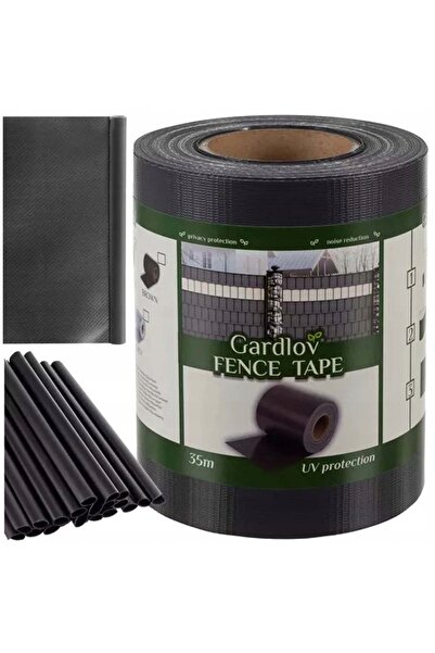 NO BRAND Bandă pentru gard, Husă panou gard, Antracit, UV, Cleme 19x35
