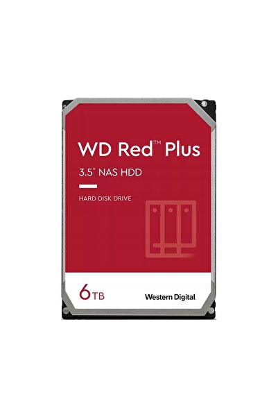 WD Hard disk Red Plus 6TB 3.5'' SATA III WD60EFpx Western Digital 6 TB