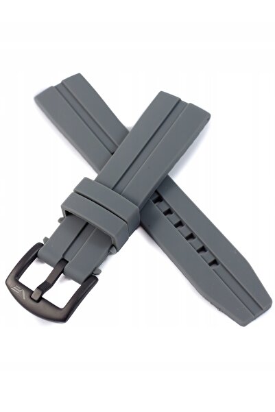 NO BRAND Curea Pasek Expedition - Silicon (C763) gri negru cl.