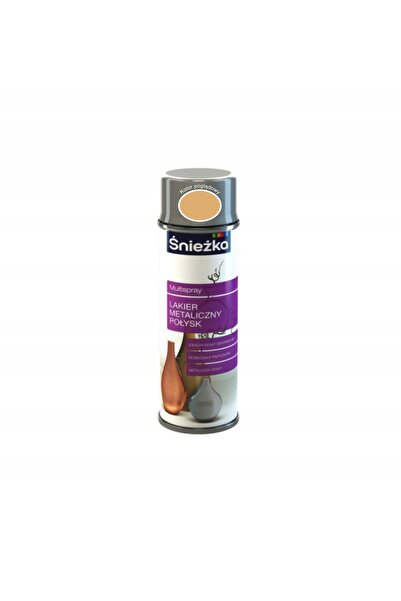 NO BRAND Spray de zăpadă cu luciu metalic și efect auriu 400ml