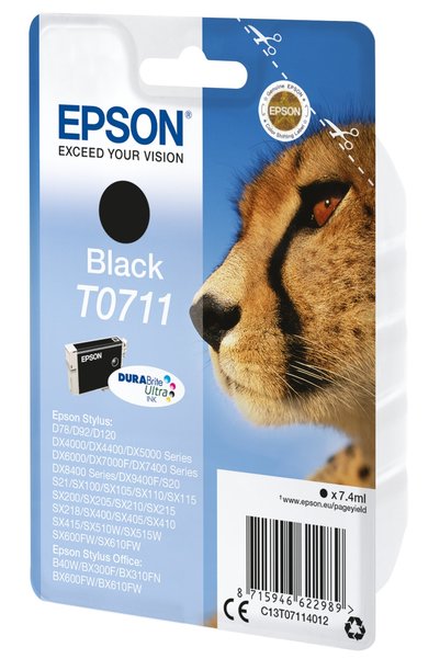 NO BRAND Cartuș de cerneală nou T0711 Epson Stylus Dx4000 Dx4450 Dx5500 Dx745...