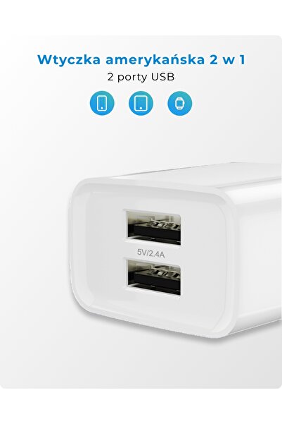 NO BRAND Voomy Travel Ym12 - SUA - Încărcător rapid de 12W pentru SUA