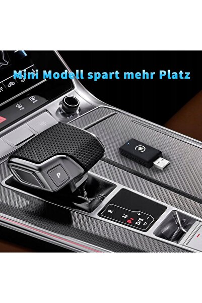 NO BRAND Adaptor wireless Embui CarPlay Android Auto 2 în 1