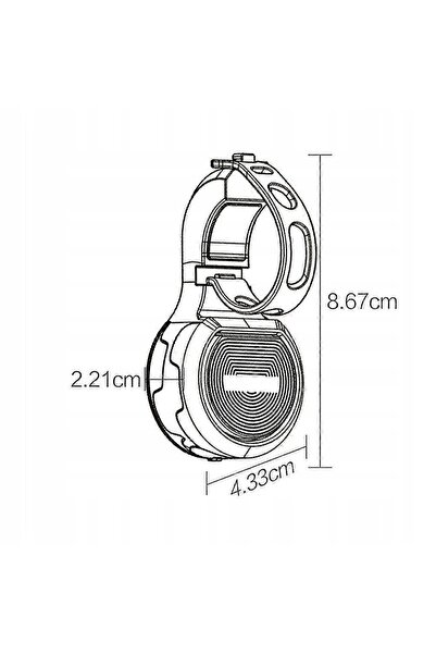 NO BRAND Wind&Moon 80-130Db Sonerie electronică pentru bicicletă cu alarmă an...