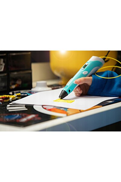 NO BRAND Stilou 3D Magic Pen, Kit cu Suport pentru Imprimantă + Rezerve pentr...