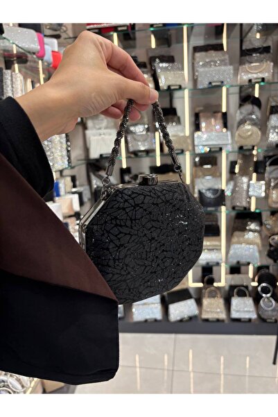 H&D COLLECTİON Γυναικεία βραδινή τσάντα με λουράκι αλυσίδας (ΕΝ 20 ΜΗΚΟΣ 14 ΕΚ.)
