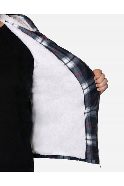 NO BRAND Bluză călduroasă din fleece pentru bărbați, termică, extensibilă, 22...
